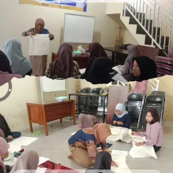 Pelatihan Sulam Pita PKBM LC