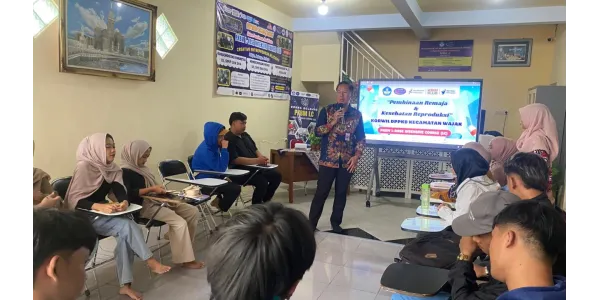 PEMBINAAN REMAJA DAN KESEHATAN REPRODUKSI UNTUK PARA SISWA PKBM LC BERSAMA KORWIL DPPKB KECAMATAN WAJAK